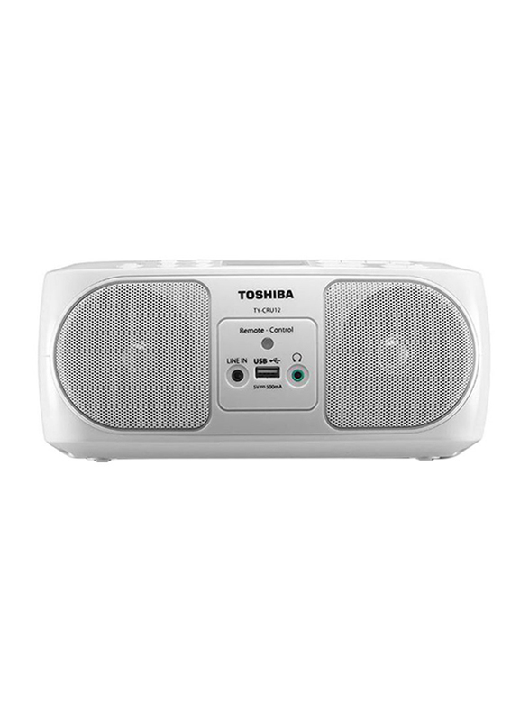 

Toshiba Portable CD Radio Player, TY-CRU12, Silver