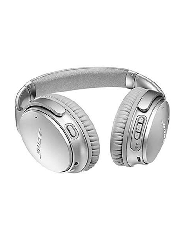 Bose QuietComfort 35 II Wireless Over-Ear Noise Cancelling Headphones with Mic, Silver