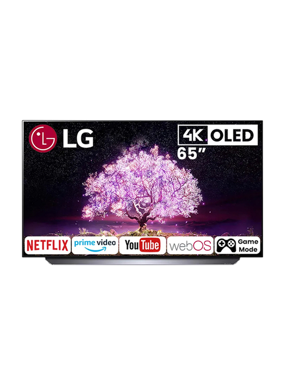 

LG 65-Inch 4K HDR C1 Series Cinema Screen Design OLED Smart TV, OLED65C1PVA-AMAG, Silver