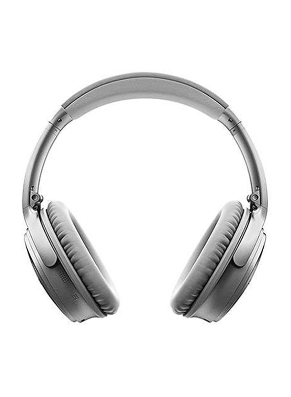 Bose QuietComfort 35 II Wireless Over-Ear Noise Cancelling Headphones with Mic, Silver