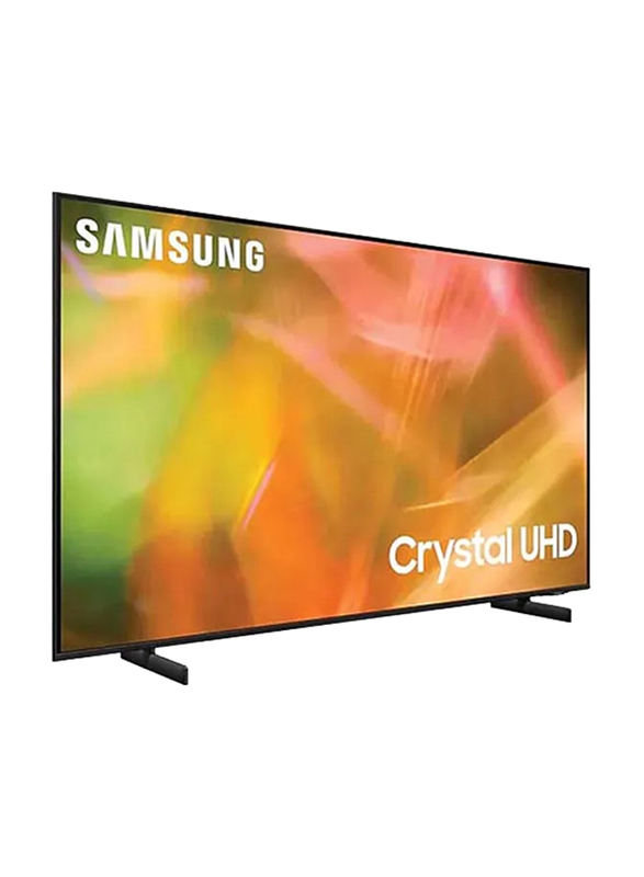 Samsung 43 Inch Crystal 4K UHD LCD Flat Smart TV (2021), 43AU8000, Black