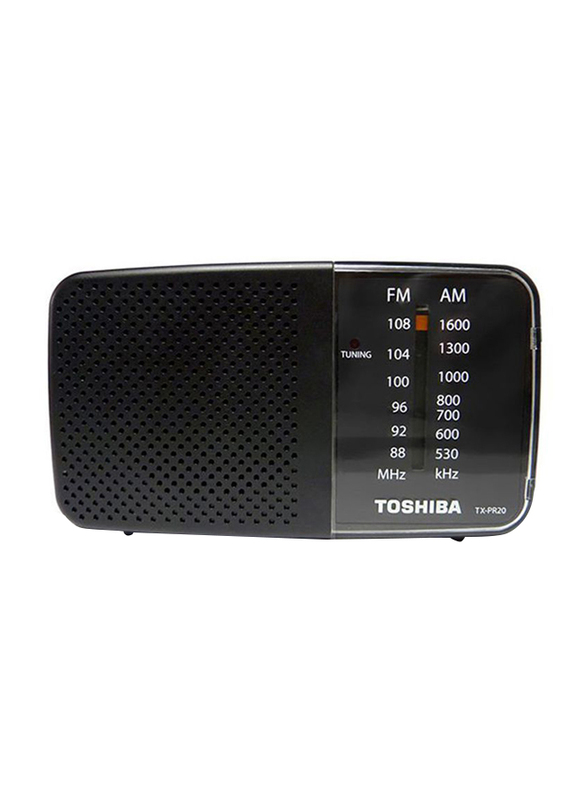 

Toshiba Pocket Radio, TX-PR20-S, Black