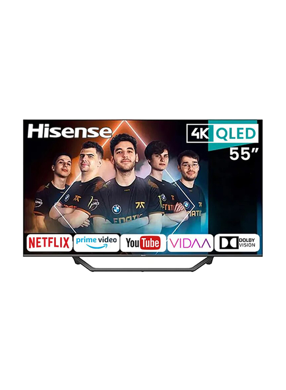 

Hisense 55-inch 4K UHD LED Smart TV, 55A7GQE, Black