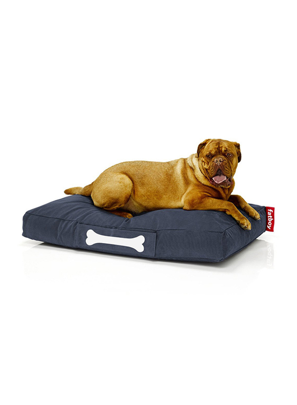 Fatboy Doggie Indoor Stonewashed Lounge Large Bed, Blue