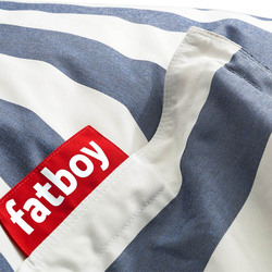 Fatboy Original Outdoor Stripe Bean Bag, Ocean Blue