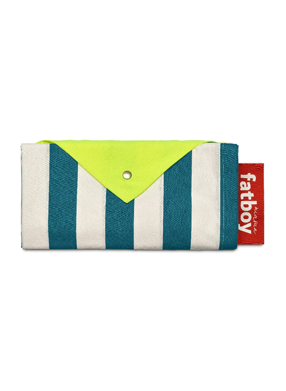 Fatboy Miasun Stripe Pattern Garden and Beach Tent, Azur, Blue/White