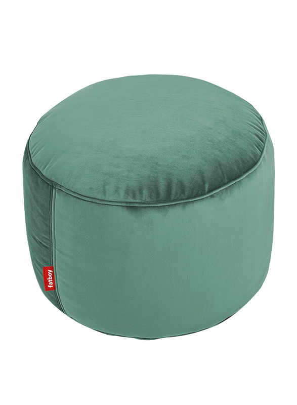 Fatboy Point Recycled Velvet Pouf, Sage Green