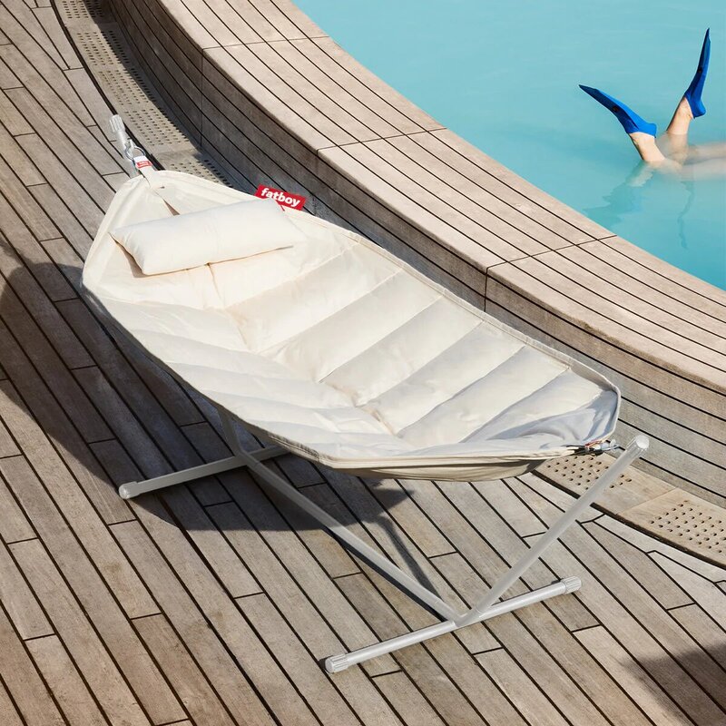 Fatboy Hammock Superb with Light Grey Frame, Sahara