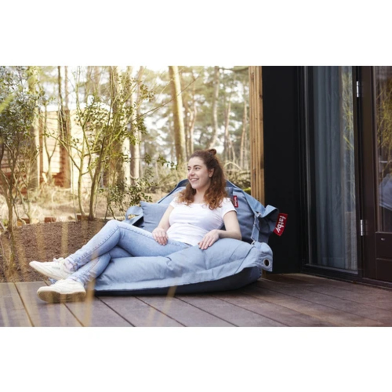 Fatboy Buggle Up Outdoor Bean Bag, Mineral Blue