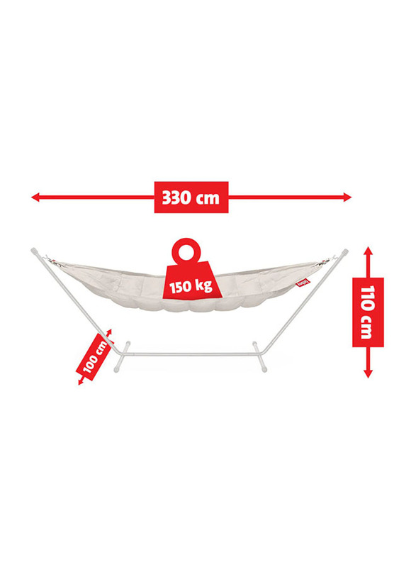 Fatboy Hammock Superb with Light Grey Frame, Sahara
