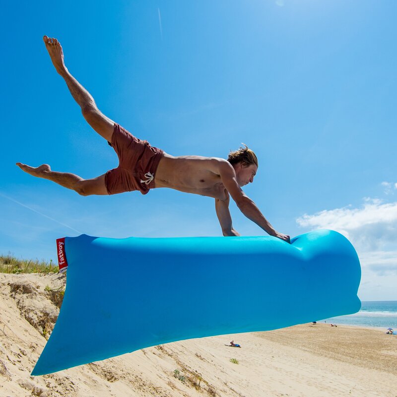 Fatboy Lamzac 2.0 Outdoor Bean Bag, Aqua Blue