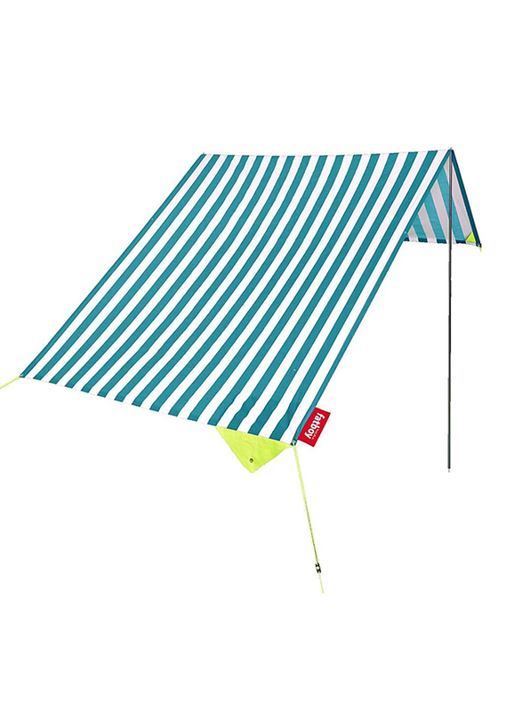Fatboy Miasun Stripe Pattern Garden and Beach Tent, Azur, Blue/White
