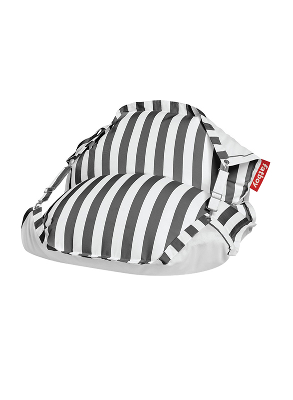 Fatboy Floatzac Floating Stripe Bean Bag, Anthracite Grey