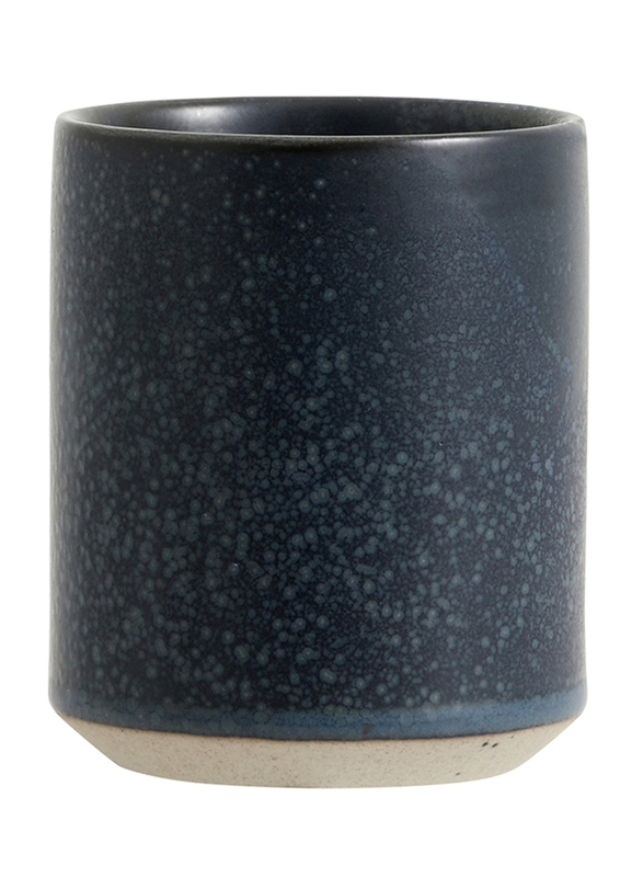 Nordal 4-Piece Grainy Cup Set, Dark Blue