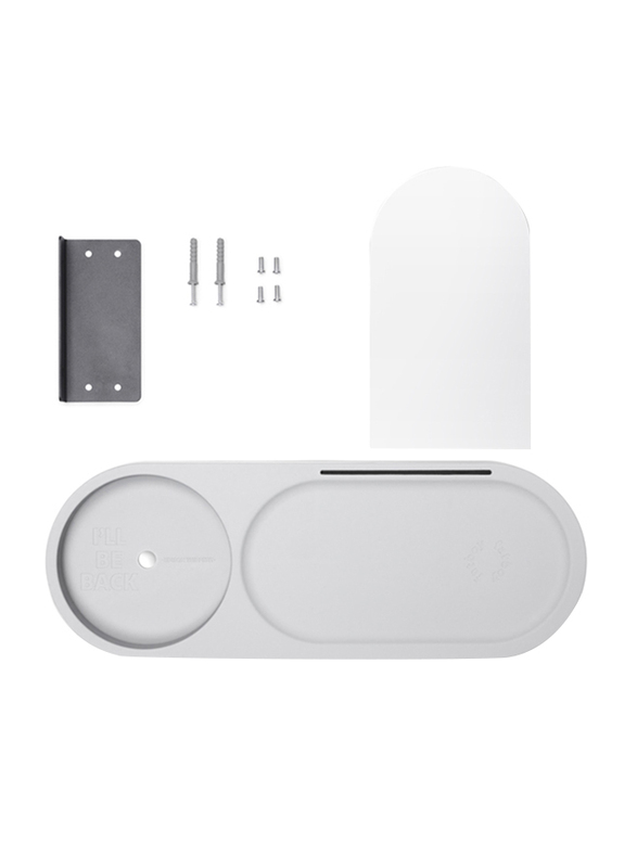 Fatboy Edison The Petit Residence Indoor Wall Shelf, Light Grey