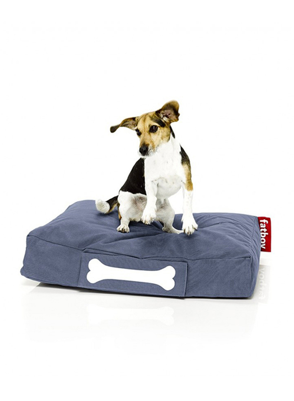 

Fatboy Doggie Indoor Stonewashed Lounge Small Bed, Blue