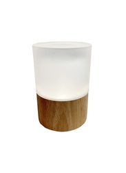 Filini Bamboo LED Table Lamp, Set of 2, White/Brown