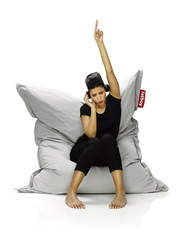 Fatboy Original Stonewashed Indoor Bean Bags, Silver