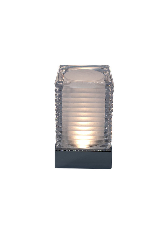 Filini Rib Table Lamp, Set of 2, Clear