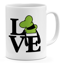 Loud Universe Love Goofy 11oz Coffee Mug Classic Cartoon 11oz Ceramic Novelty Mug