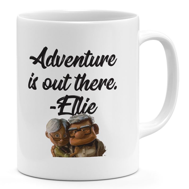 Ellie Quote Movie Up 11oz Coffee Mug Adventure Quote 11oz Ceramic Novelty Mug