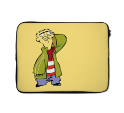 Loud Universe Ed Edd and Eddie Eddie Laptop Case, Multicolor