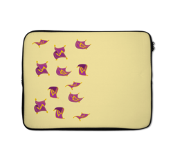 Loud Universe i Came i Saw i Made It Awkward Laptop Case, Multicolor