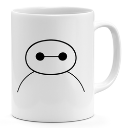 Loud Universe Big Brother Face 11oz Coffee Mug Cute Red White 11oz Ceramic Novelty Mug
