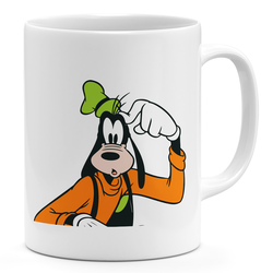 Loud Universe Curious Goofy Dog 11oz Coffee Mug Funny Gooofy Dog 11oz Ceramic Novelty Mug