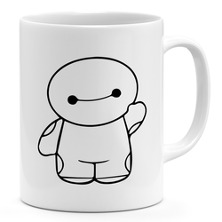 Loud Universe Cute Big Brother Red and White 11oz Coffee Mug Cute Kawai Cartoon 11oz Ceramic Novelty Mug