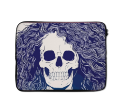 Loud Universe Girl Zombie Funny Zombie High Quality Neoprene Laptop Case, Multicolor