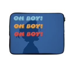 Loud Universe Oh Boy Donald Duck Oh Boy Oh Boy Cartoon Network High Quality Neoprene Laptop Case, Multicolor