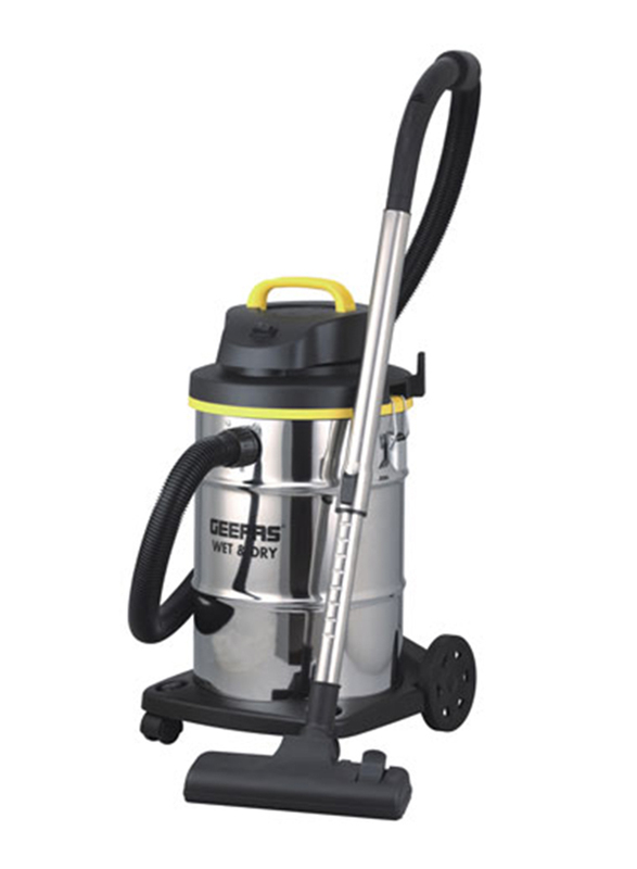 

Geepas Wet and Dry Vacuum Cleaner, 23L GVC19012, Silver