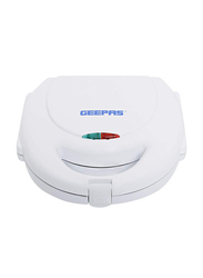 Geepas 12-Pieces Detachable Sandwich Toaster, 750W, GST5364, White