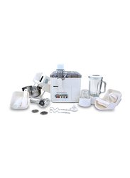 Geepas 10-in-1 Super Blender Juicer, 400W, GSB1650, White
