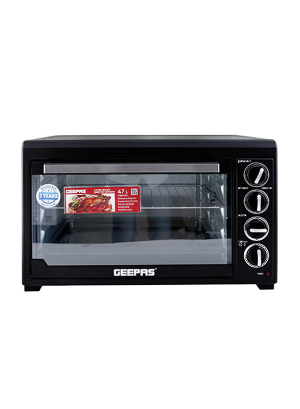 

Geepas 47L Microwave Oven, 1500W, GO4451, Black