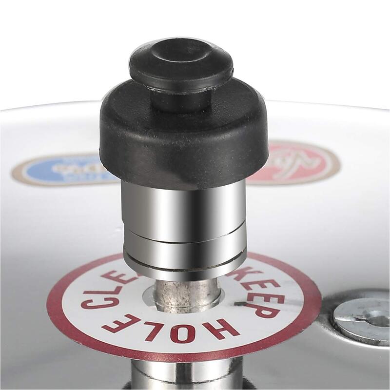 Geepas 5 Ltr Aluminium Pressure Cooker, GPC326, Silver