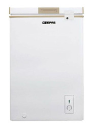 Geepas Chest Freezer, 100W, 120L, GCF1206WAH White