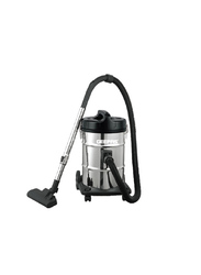 Geepas Stainless Steel Drum Vacuum Cleaner, 23L GVC2597, Silver/Black