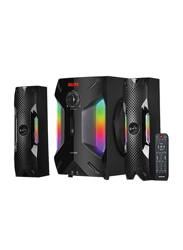 

Geepas GMS8507 2.1 Channel Multimedia Speaker System, with Remote Control, Black