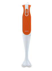 Geepas Plastic 2 Speed Rod Hand Blender, 200W, GHB5467, White/Orange