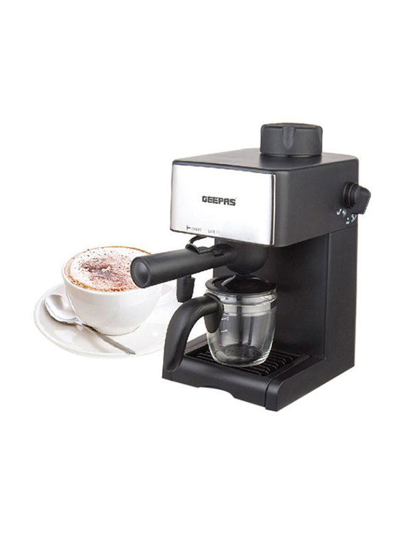 Geepas 240ml Cappuccino Maker, 800W, GCM6109, Black