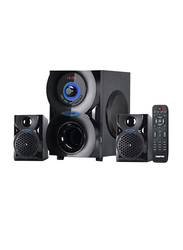 Geepas GMS8585 2.1 Channel Multimedia Speaker System, with Remote Control, Black