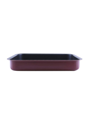 RoyalFord 41cm Aluminium Non-Stick Square Baking Pan, RF1149-SP41, 41x5.5x31.6cm, Red