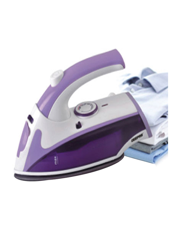 

Geepas Short Of Steam-Dry Iron with Non Stick Soleplate, 800W, GSI7806, Purple