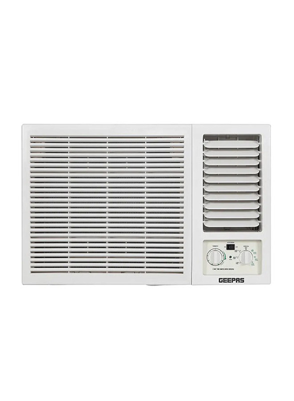 Geepas Wall-Mounted Window AC Air Conditioner, 1.5 Ton, GACW1878TCU, White