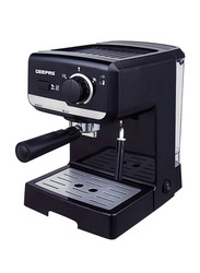 Geepas 1.25L Cappuccino Maker, 11400W, GCM6108, Black