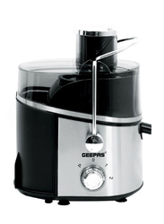 Geepas 0.6L Body 2 Speed Juice Extractor, 600W, GJE6106, Black/Silver