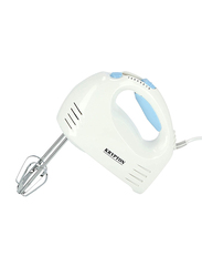 Krypton 7-Speed 2 Beaters & Hooks Hand Mixer, 150W, KNHB6043, White/Blue