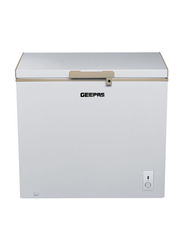 Geepas Chest Freezer, 250L, GCF2506WAH, White